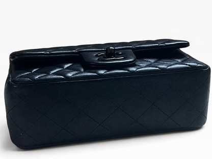 CHANEL Classic Double Flap Black Caviar Black Hardware product photograph 9 - VaultedVIP