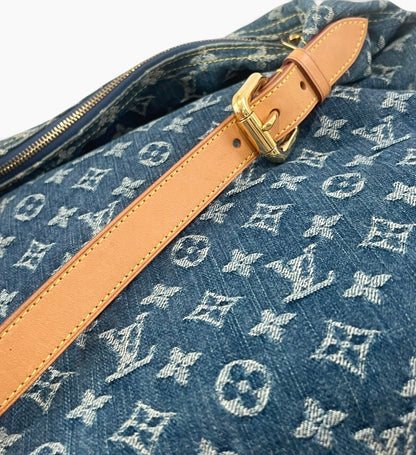 Louis Vuitton Vintage Monogram Denim Baggy GM Blue M95048 product photograph 8 - VaultedVIP