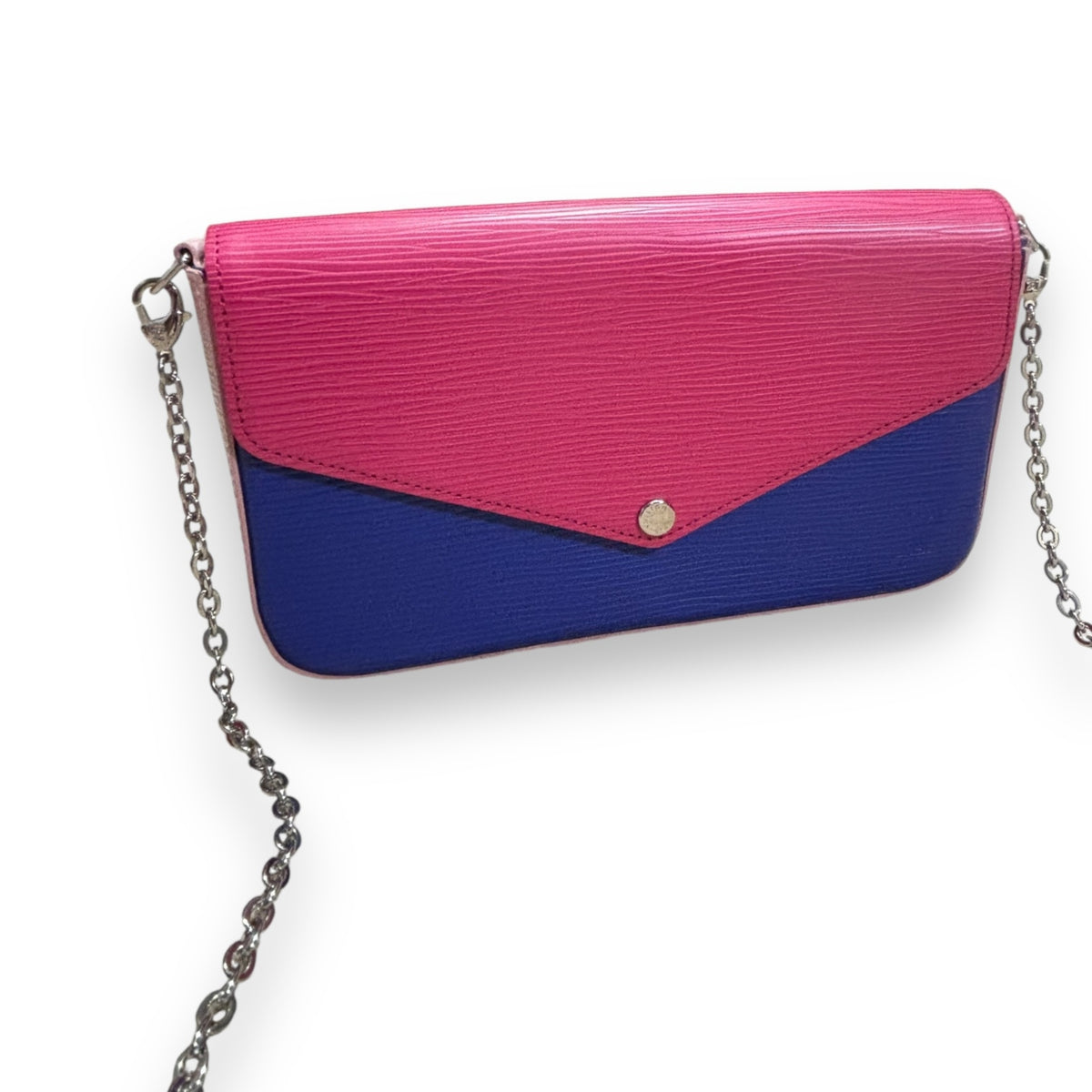 Louis Vuitton Felicie Pochette Fuchsia Indigo Epi 2016 product photograph 2 - VaultedVIP