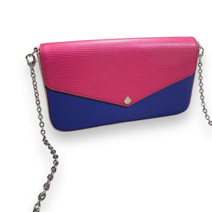 Louis Vuitton Felicie Pochette Fuchsia Indigo Epi 2016 product photograph 2 - VaultedVIP