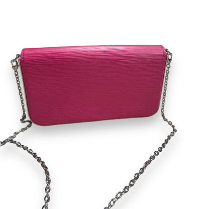 Louis Vuitton Felicie Pochette Fuchsia Indigo Epi 2016 product photograph 3 - VaultedVIP