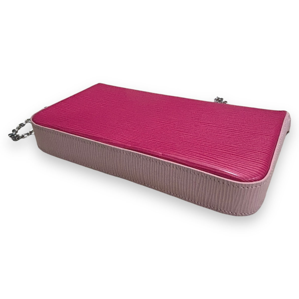 Louis Vuitton Felicie Pochette Fuchsia Indigo Epi 2016 product photograph 6 - VaultedVIP