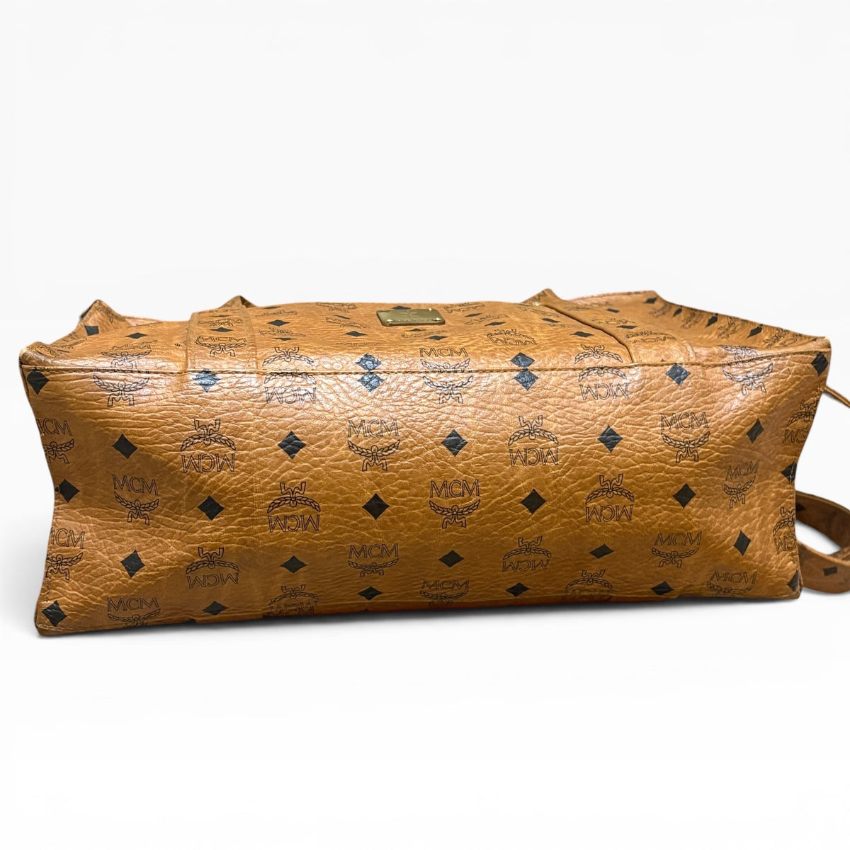 MCM Vintage Cognac Visetos Tote product photograph 7 - VaultedVIP