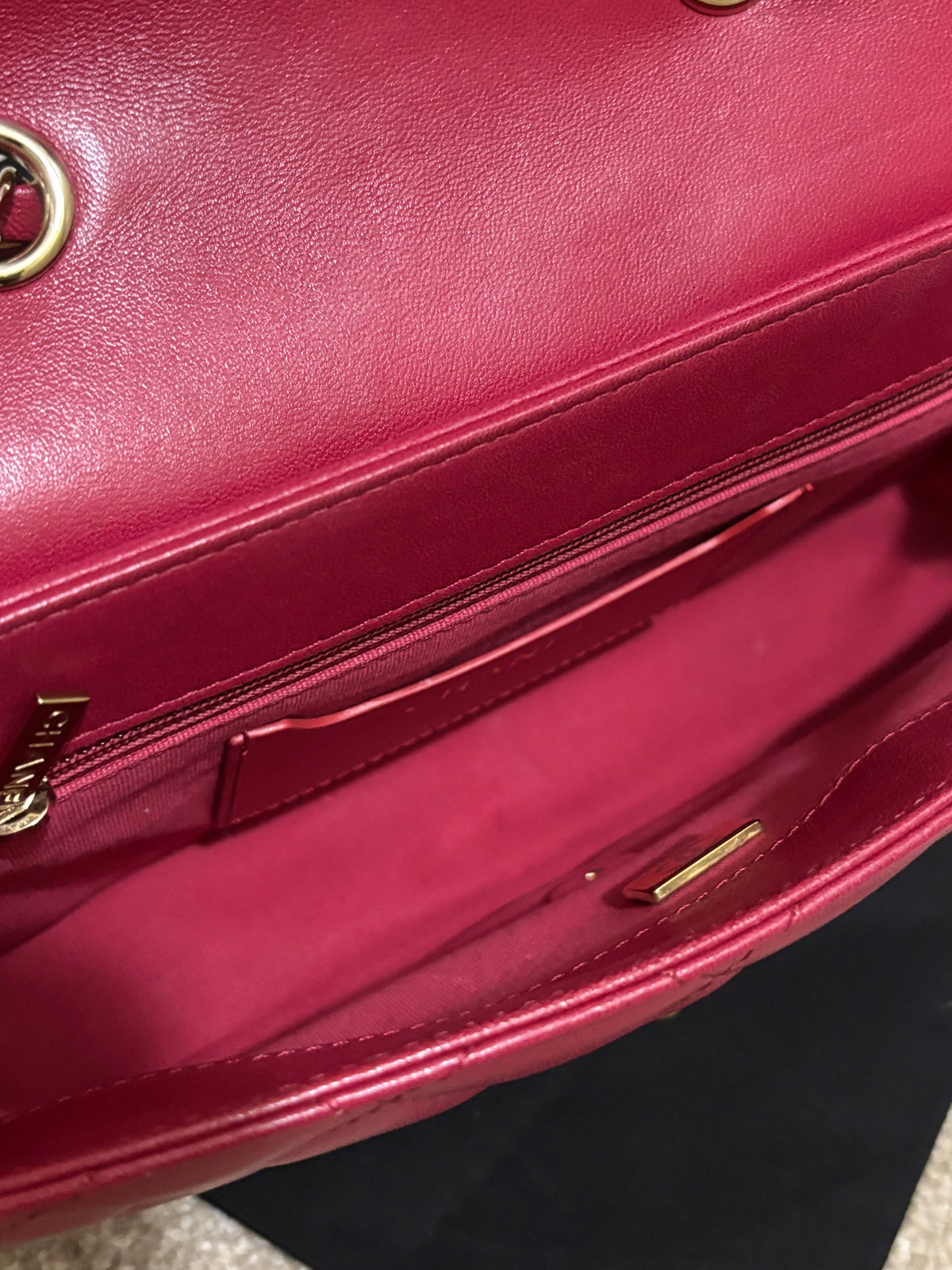 CHANEL Diane Hot Pink Fuchsia Quilted Leather product photograph 16 - VaultedVIP