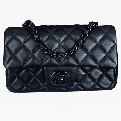 CHANEL Classic Double Flap Black Caviar Black Hardware product photograph 3 - VaultedVIP