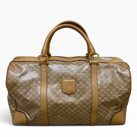 CELINE Vintage Macadam Large Boston Travel Bag product photograph 1 - VaultedVIP
