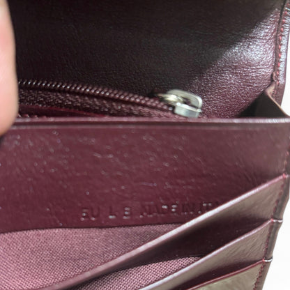 Cartier Burgundy Trinity Patent Leather Wallet product photograph 10 - VaultedVIP