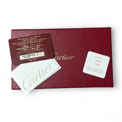 Cartier Burgundy Trinity Patent Leather Wallet product photograph 3 - VaultedVIP