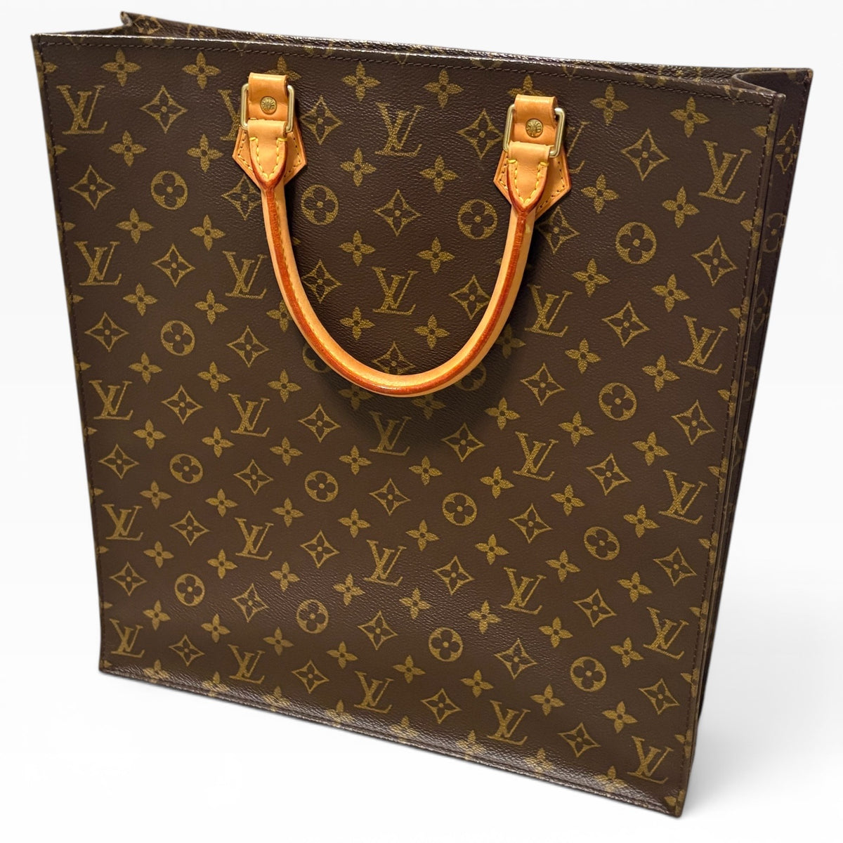 Louis Vuitton Vintage Monogram Sac Plat Tote product photograph 3 - VaultedVIP