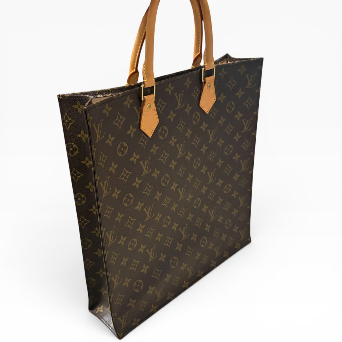 Louis Vuitton Vintage Monogram Sac Plat Tote product photograph 4 - VaultedVIP