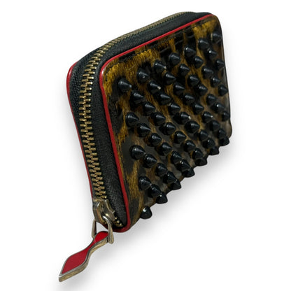 Christian Louboutin Leopard Spike Zip Coin Wallet product photograph 5 - VaultedVIP