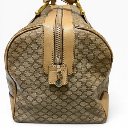 CELINE Vintage Macadam Large Boston Travel Bag product photograph 6 - VaultedVIP