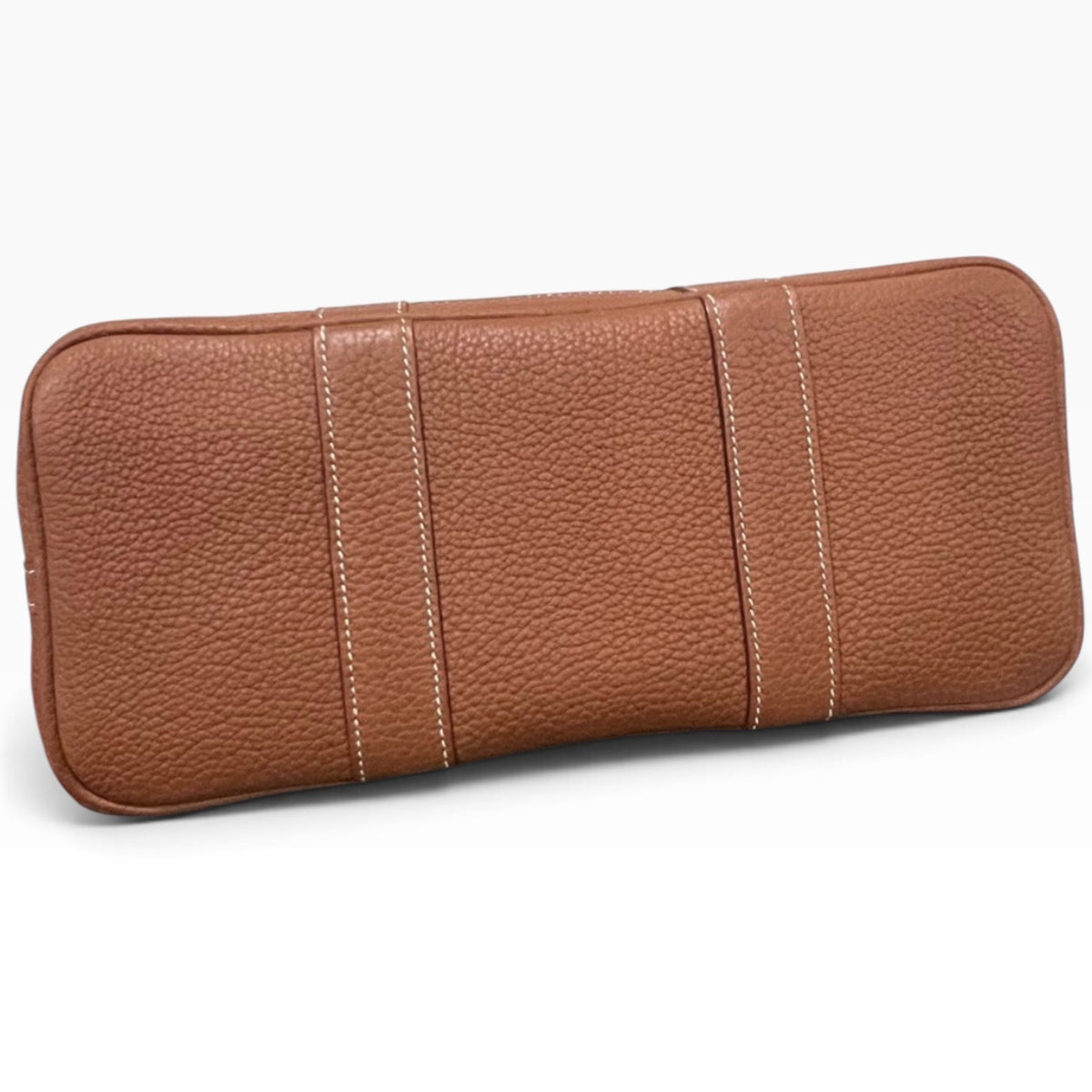 HERMES Rocabar Garden Party 36 Striped Wool Negonda Leather Tote product photograph 9 - VaultedVIP