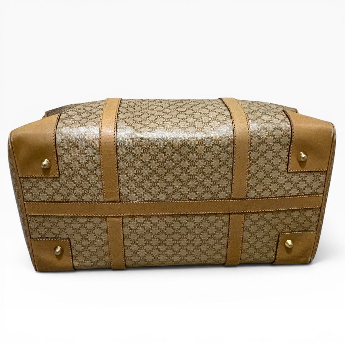 CELINE Vintage Macadam Large Boston Travel Bag product photograph 9 - VaultedVIP