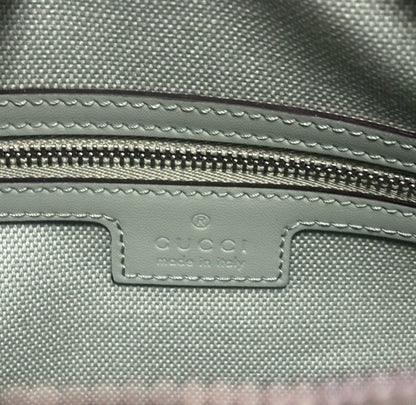 Gucci Mini Ophidia GG Top Handle Green Denim product photograph 11 - VaultedVIP
