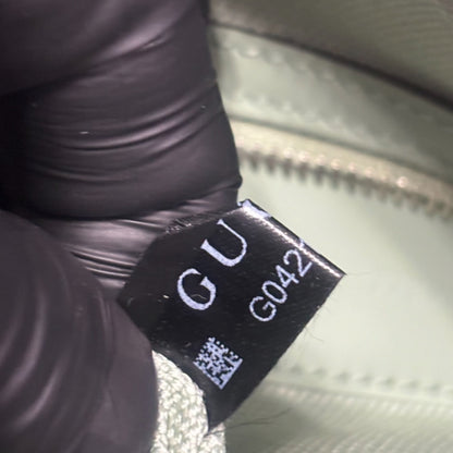 Gucci Mini Ophidia GG Top Handle Green Denim product photograph 12 - VaultedVIP