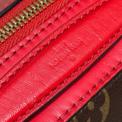 Louis Vuitton Saintonge Monogram Red product photograph 9 - VaultedVIP