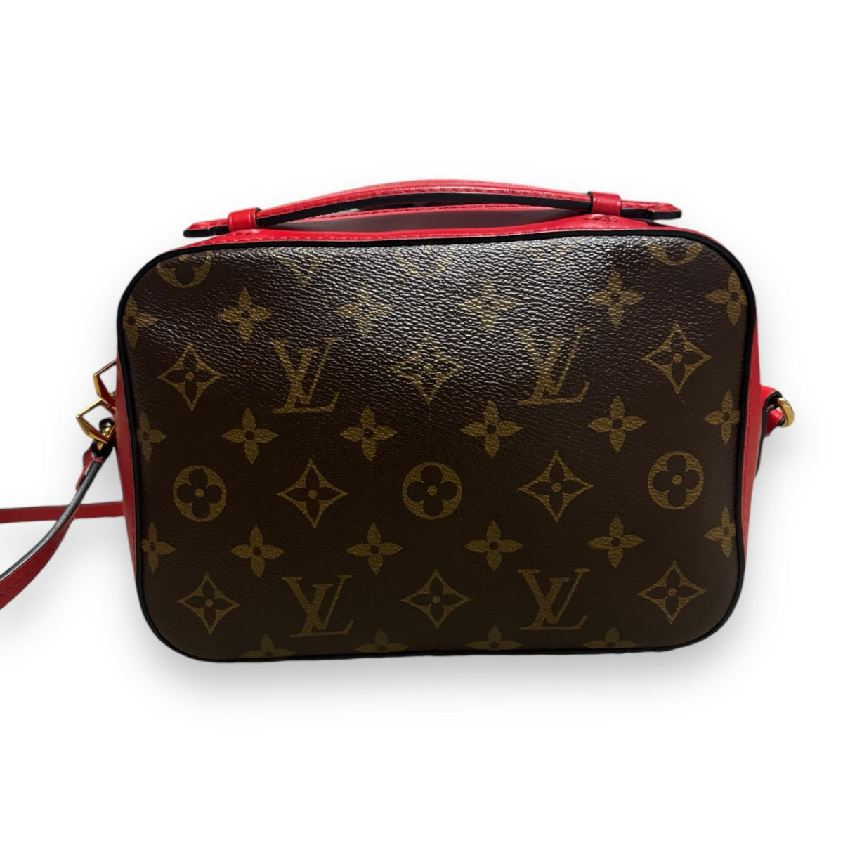 Louis Vuitton Saintonge Monogram Red product photograph 3 - VaultedVIP