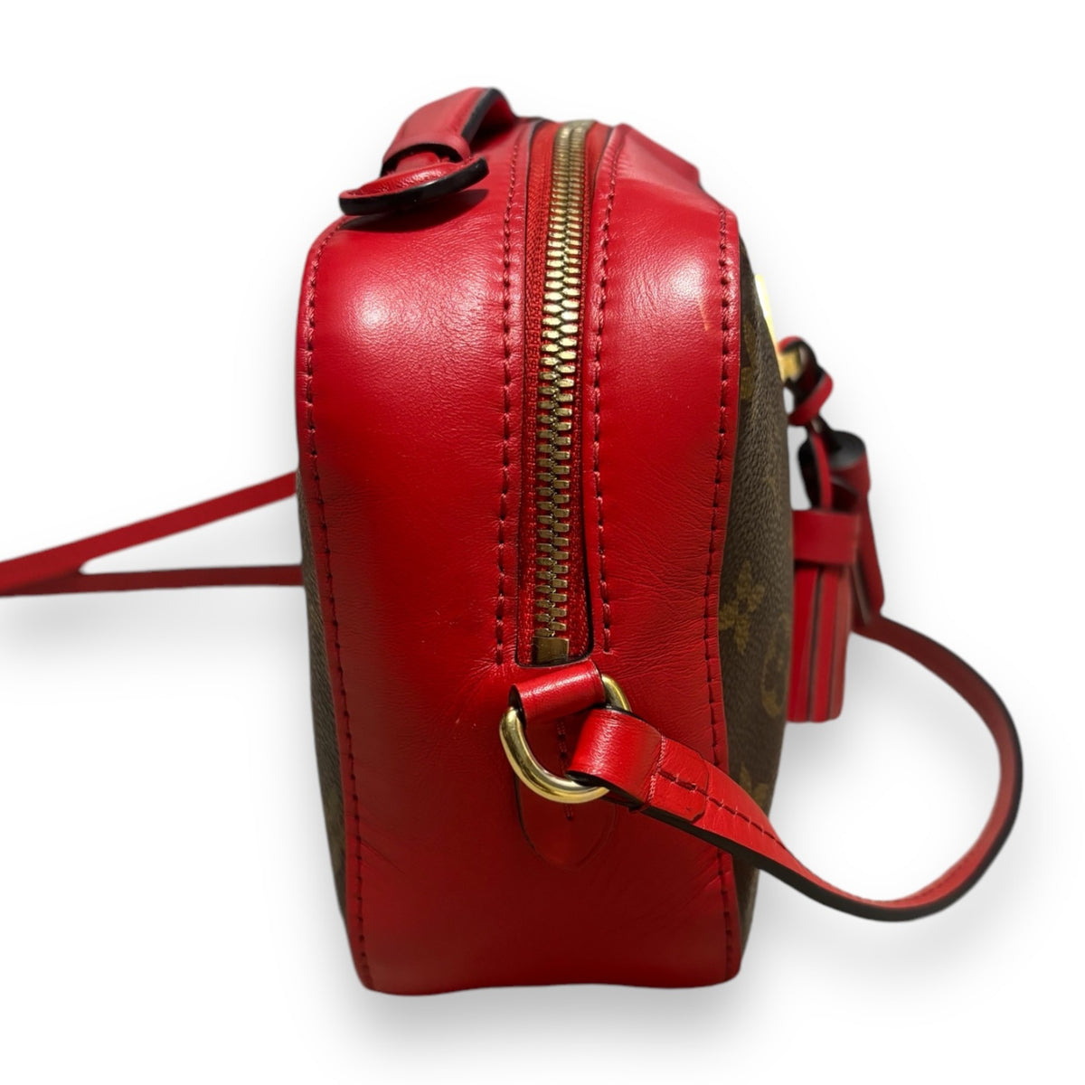 Louis Vuitton Saintonge Monogram Red product photograph 6 - VaultedVIP