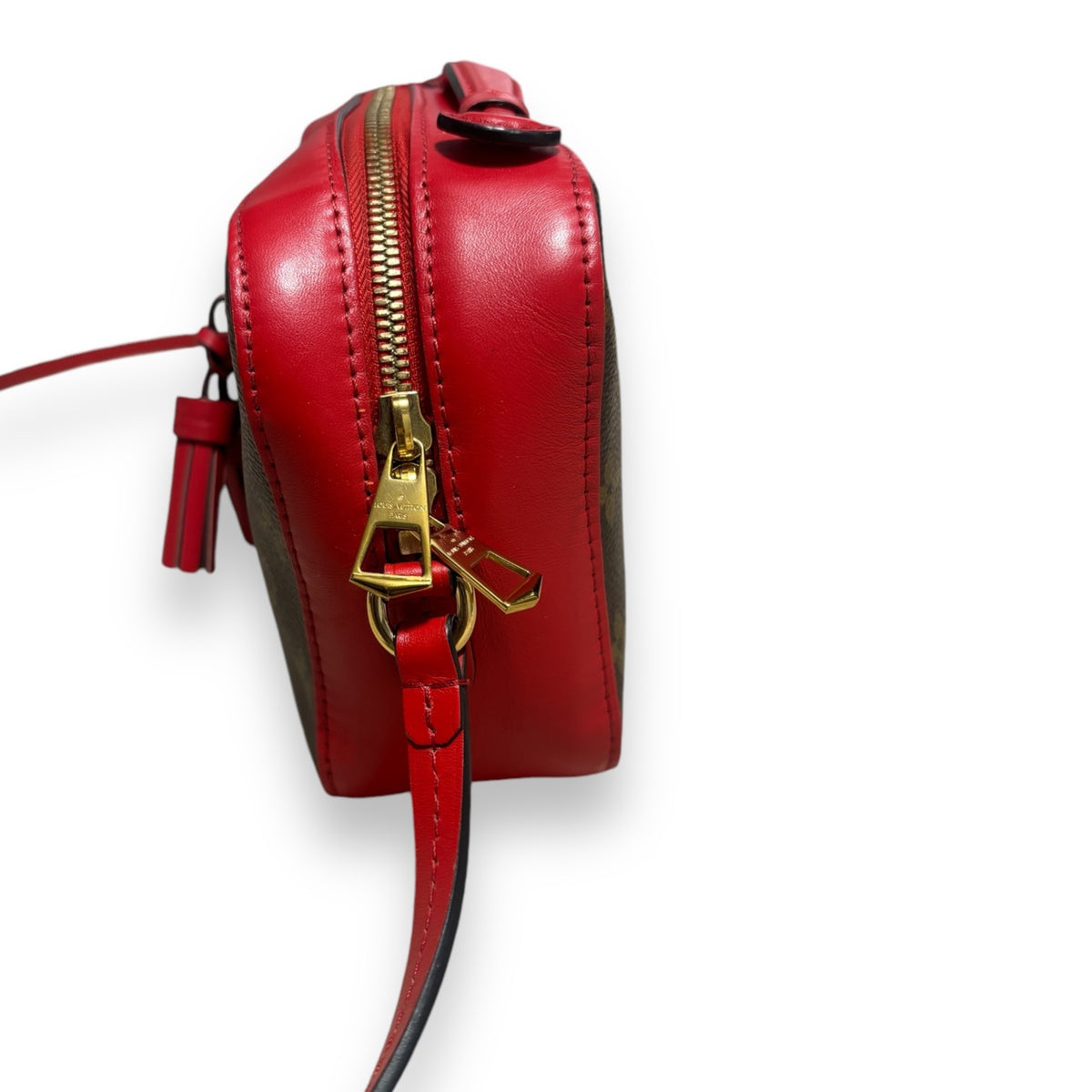 Louis Vuitton Saintonge Monogram Red product photograph 5 - VaultedVIP
