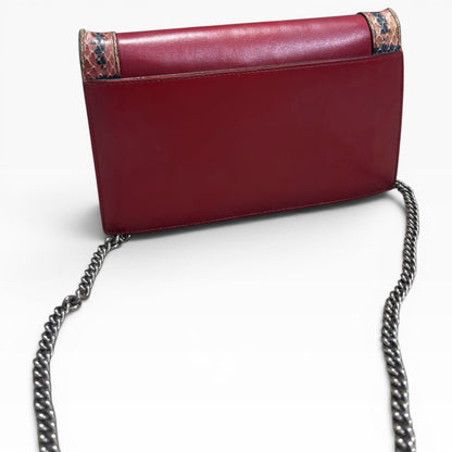 Gucci Lilith Red Leather Snake Head Shoulder Bag product photograph 4 - VaultedVIP