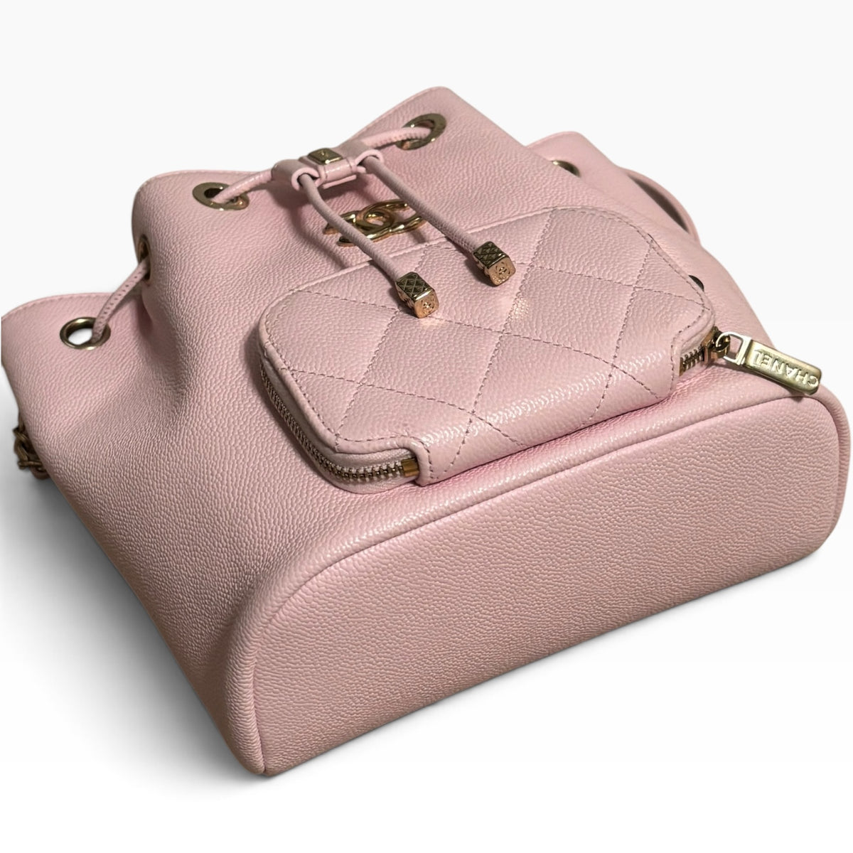 CHANEL Business Affinity Light Pink Bucket Bag product photograph 9 - VaultedVIP