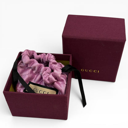Gucci Interlocking G Gourmette Hoop Earrings Palladium product photograph 2 - VaultedVIP