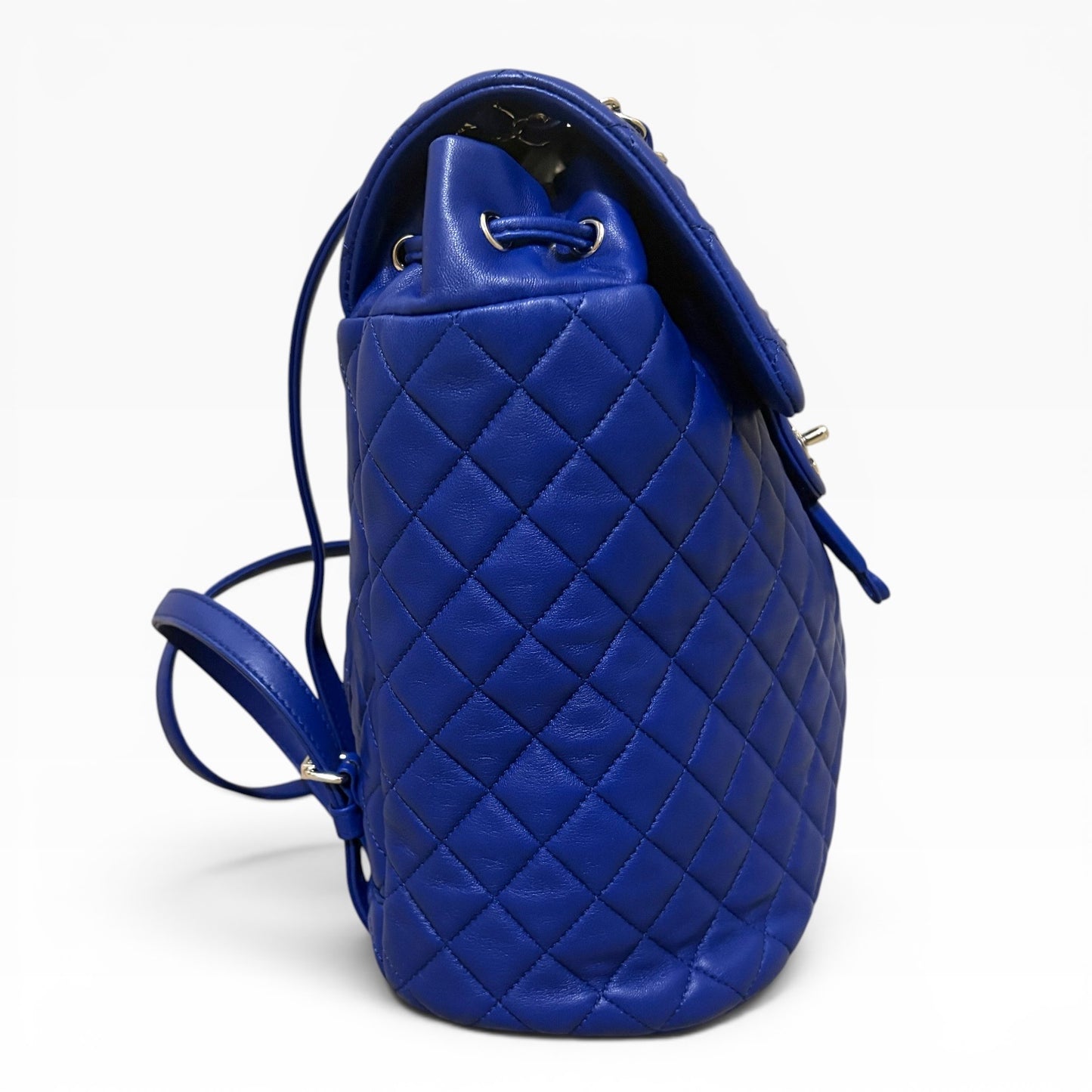 CHANEL Large Urban Spirit Backpack Royal Blue Lambskin