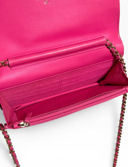 CHANEL Boy WOC Pink Calfskin Gold Hardware product photograph 16 - VaultedVIP
