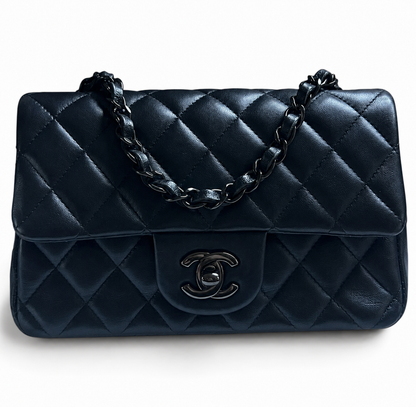 CHANEL Classic Double Flap Black Caviar Black Hardware product photograph 12 - VaultedVIP