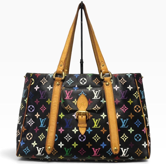 Louis Vuitton Murakami Aurelia MM Black Multicolore product photograph 1 - VaultedVIP