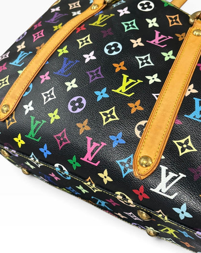 Louis Vuitton Murakami Aurelia MM Black Multicolore product photograph 11 - VaultedVIP