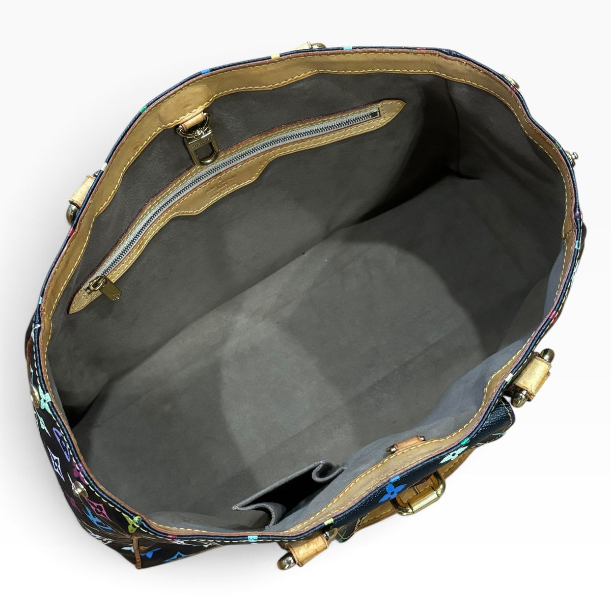 Louis Vuitton Murakami Aurelia MM Black Multicolore product photograph 12 - VaultedVIP
