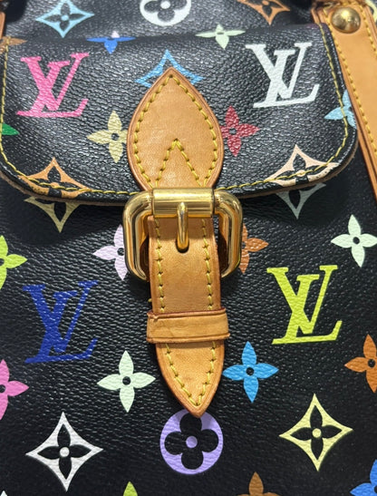 Louis Vuitton Murakami Aurelia MM Black Multicolore product photograph 3 - VaultedVIP