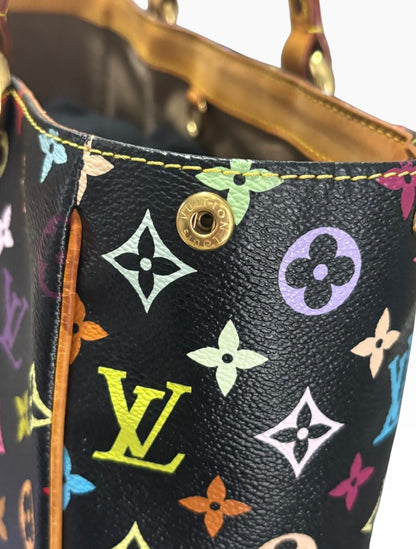 Louis Vuitton Murakami Aurelia MM Black Multicolore product photograph 5 - VaultedVIP