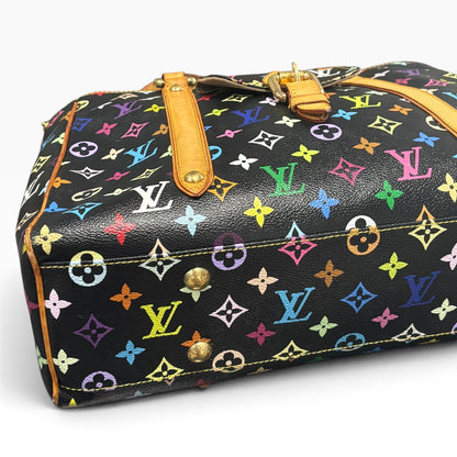 Louis Vuitton Murakami Aurelia MM Black Multicolore product photograph 9 - VaultedVIP