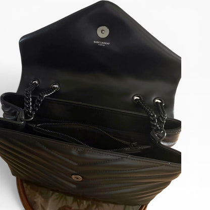 Saint Laurent Black Large Shoulder Bag