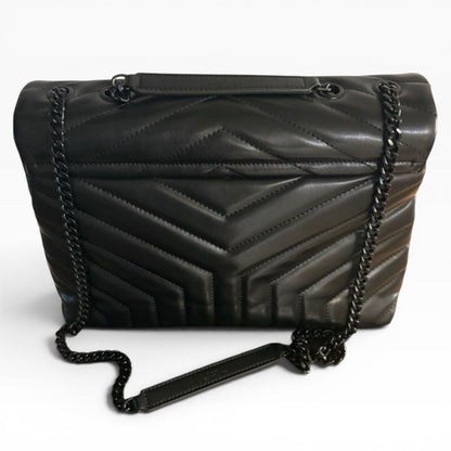 Saint Laurent Black Large Shoulder Bag