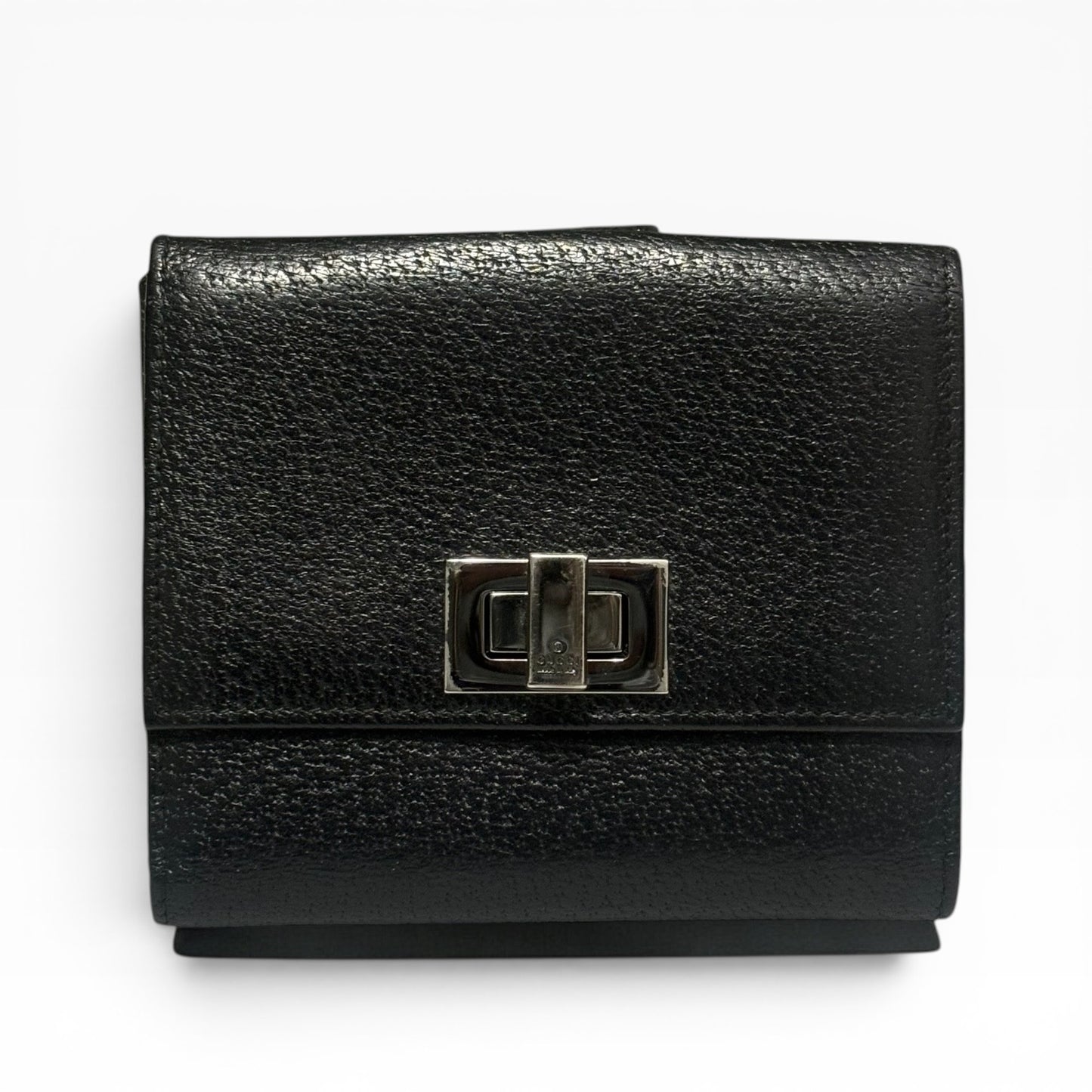 Gucci Black Tri-Fold Wallet