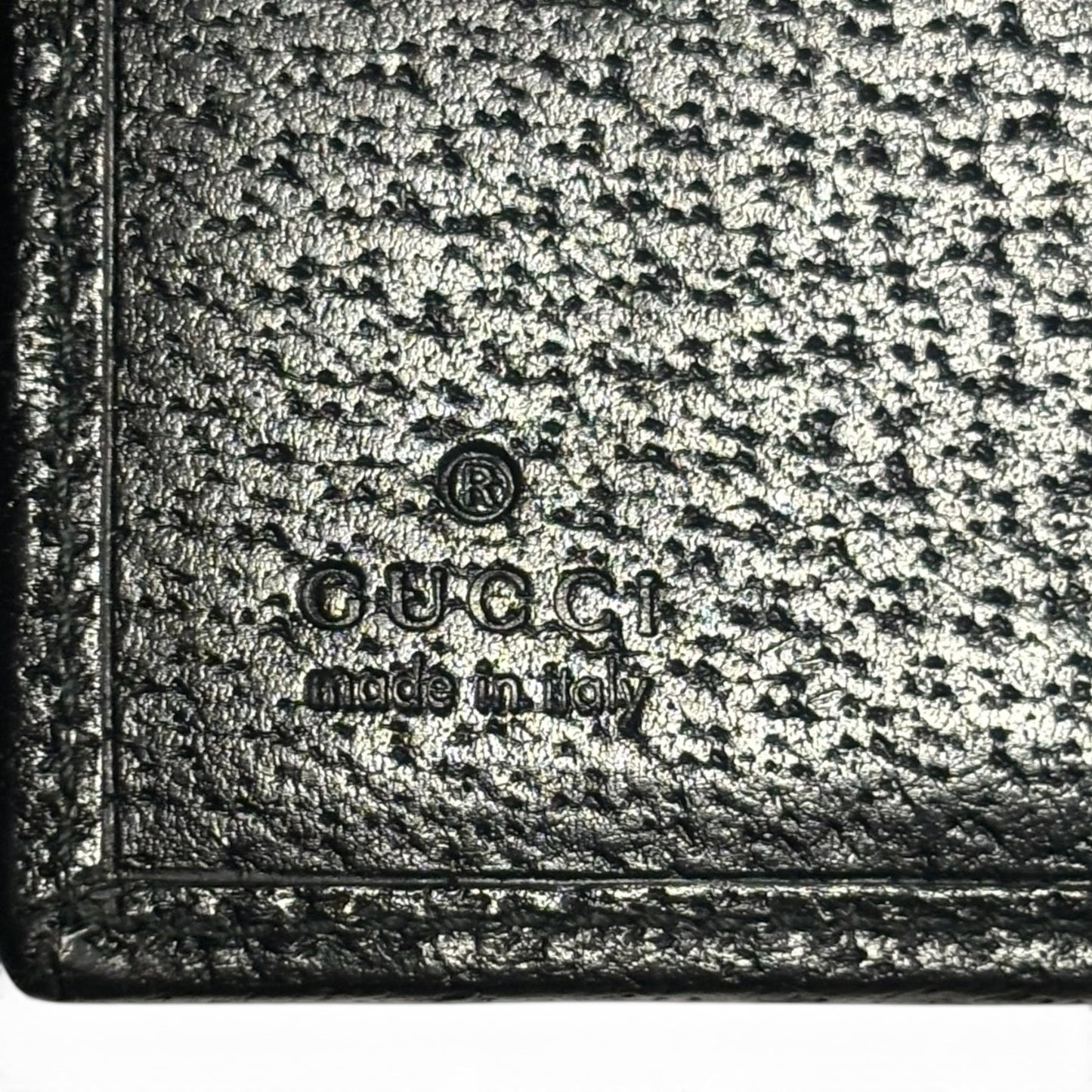 Gucci Black Tri-Fold Wallet