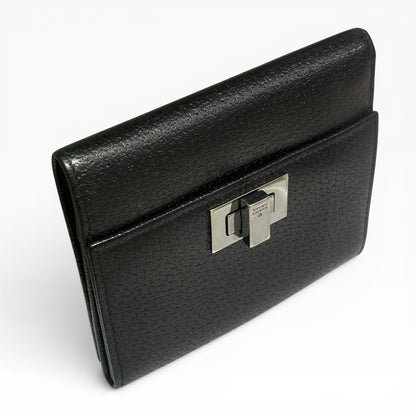 Gucci Black Tri-Fold Wallet