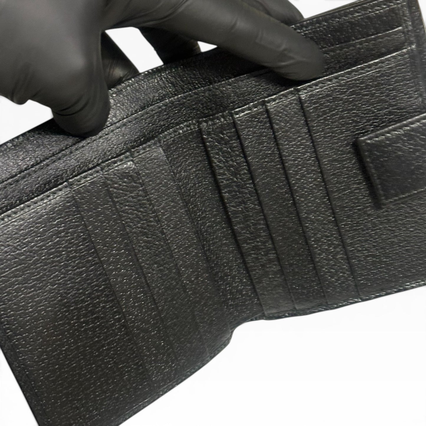 Gucci Black Tri-Fold Wallet