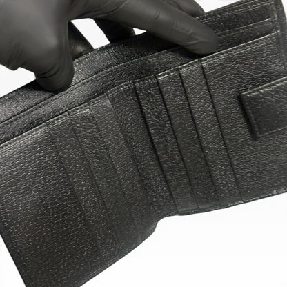 Gucci Black Tri-Fold Wallet