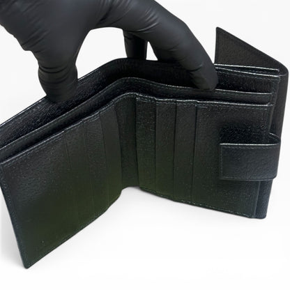 Gucci Black Tri-Fold Wallet