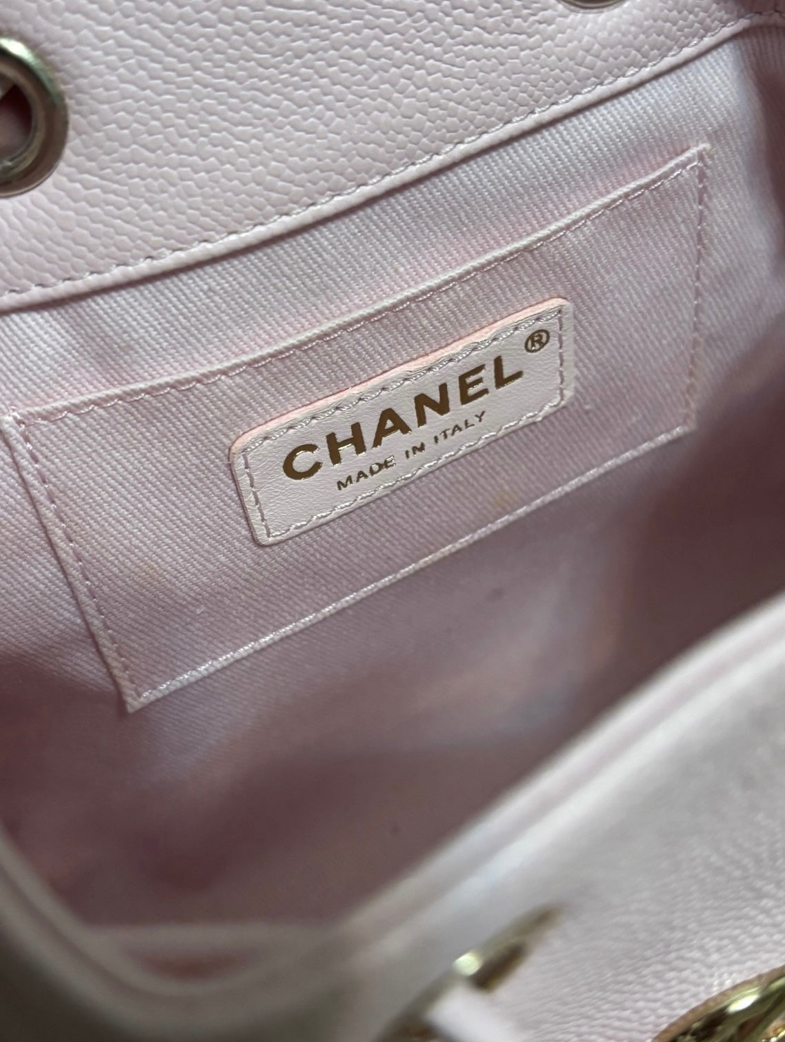 CHANEL Business Affinity Light Pink Bucket Bag product photograph 15 - VaultedVIP