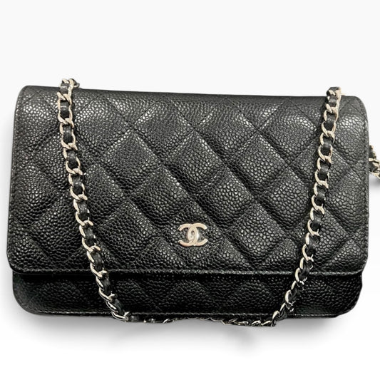 CHANEL Classic WOC Black Caviar Silver Hardware product photograph 1 - VaultedVIP