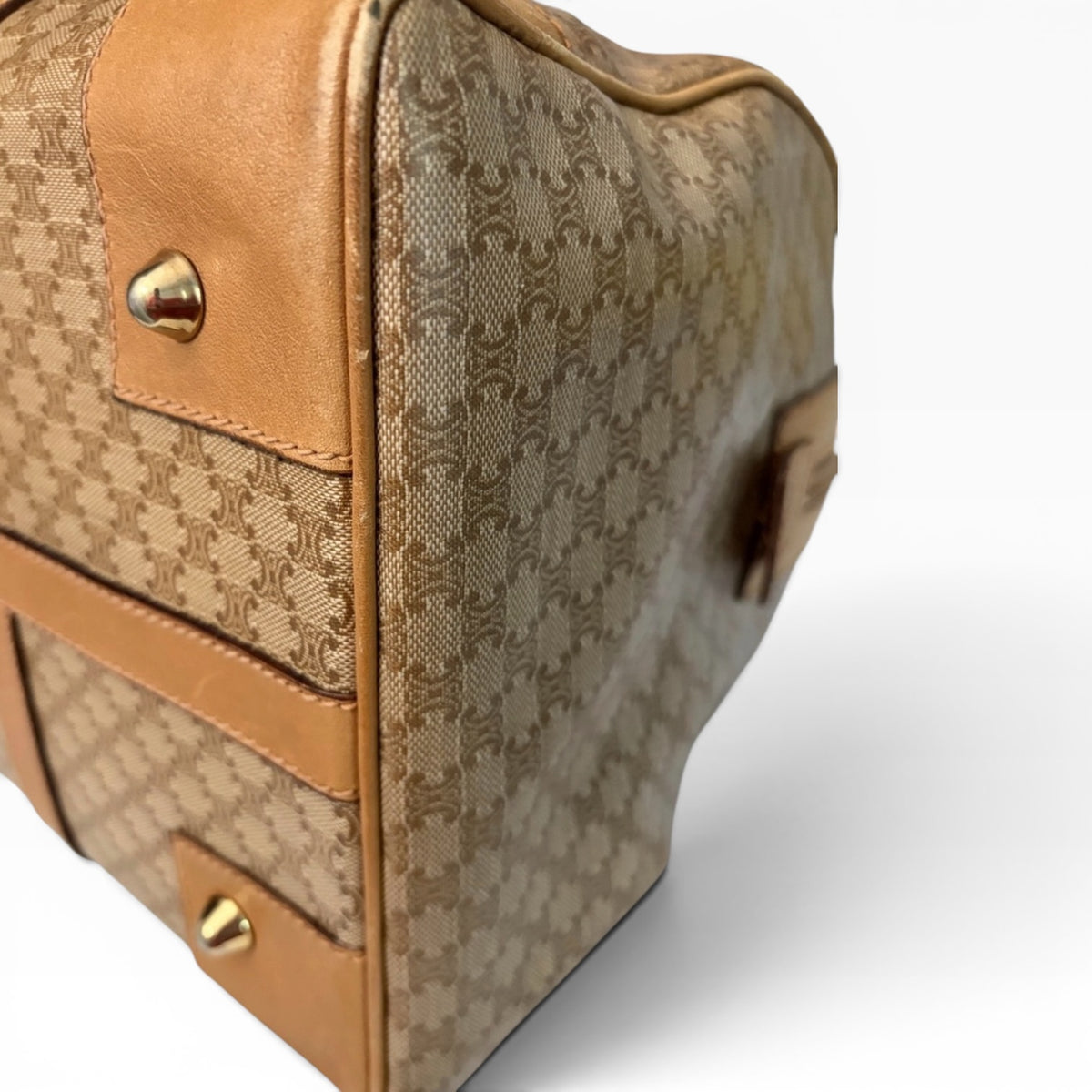 CELINE Vintage Macadam Large Boston Travel Bag product photograph 15 - VaultedVIP