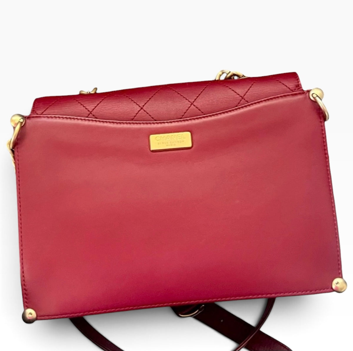 Chanel Trendy CC Medium Flap Bag Burgundy product photograph 3 - VaultedVIP