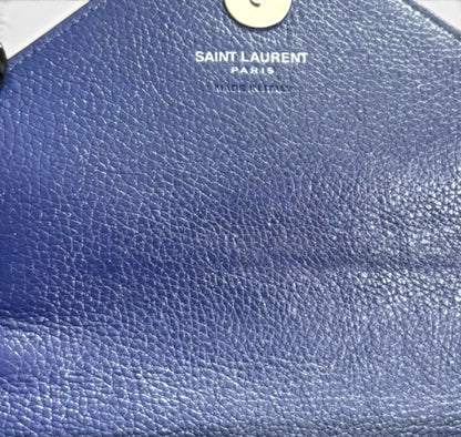 Saint Laurent Mini College Royal Blue Leather Bag product photograph 13 - VaultedVIP