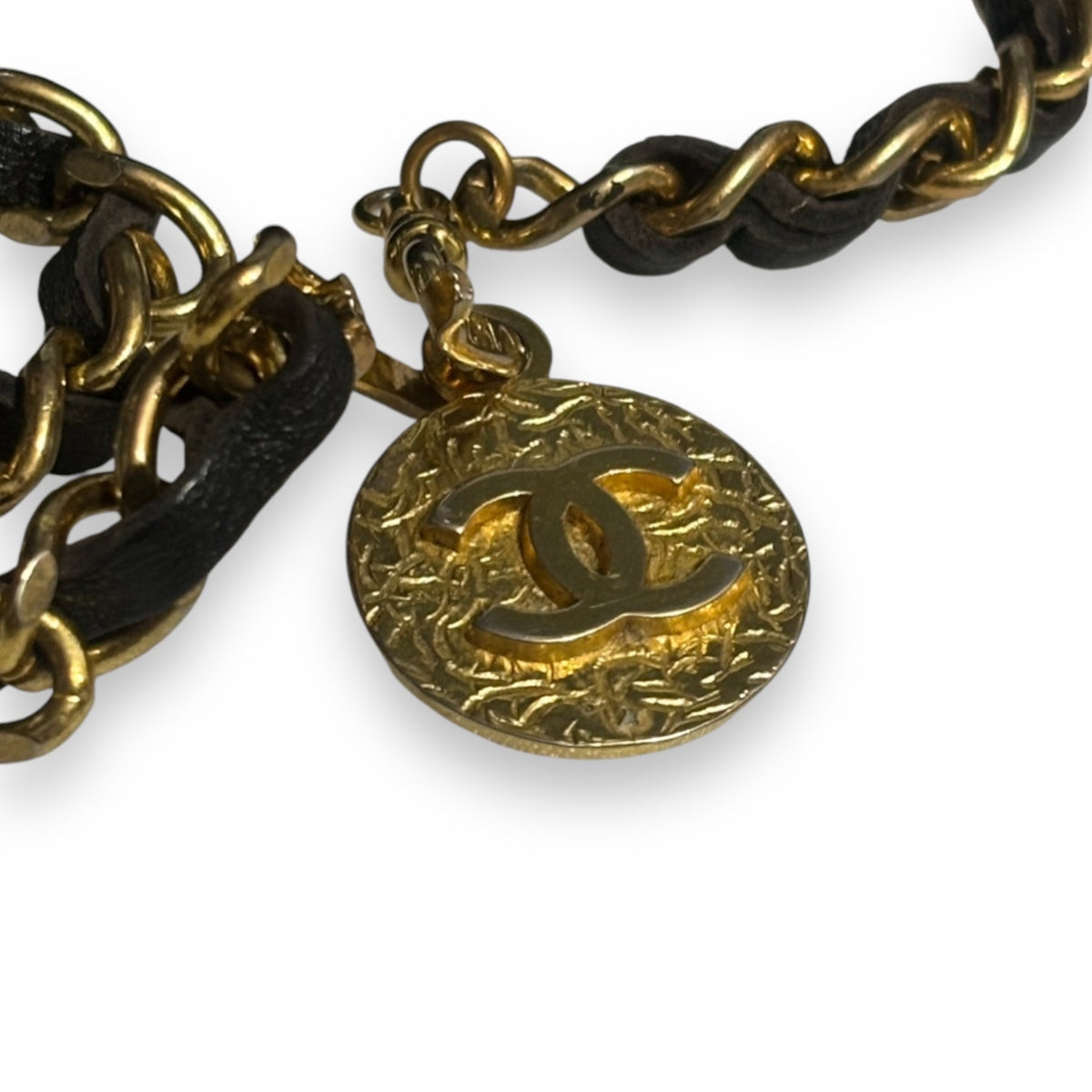 CHANEL Vintage 1982 CC Chain Belt Necklace product photograph 2 - VaultedVIP
